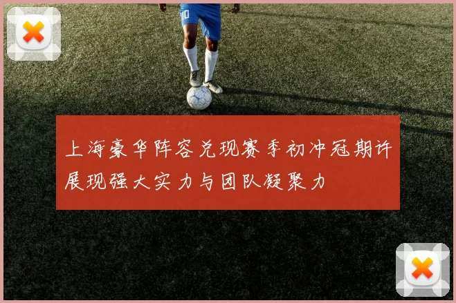 上海豪华阵容兑现赛季初冲冠期许展现强大实力与团队凝聚力